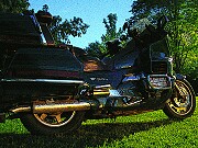 Summer touring 2008 - <i>Evening shot after setting up camp</i>