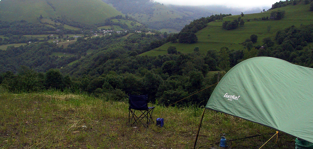 Summer touring 2008 - <i>The view from Camp Ourdon</i>